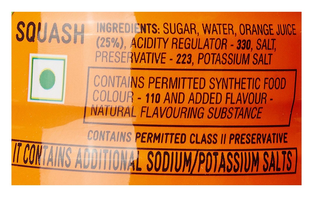 Kissan Orange Squash    Plastic Bottle  750 millilitre